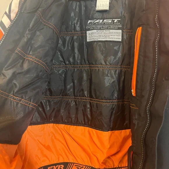 FXR Snowmobile Boost Jacket with Float Technology Boys Size 10 - Picture 4 of 9
